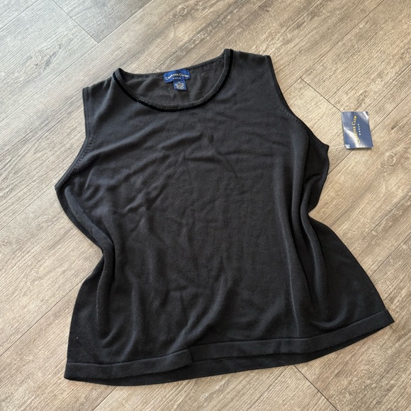 CHARTER CLUB plain top 🖤 - Picture 4 of 14